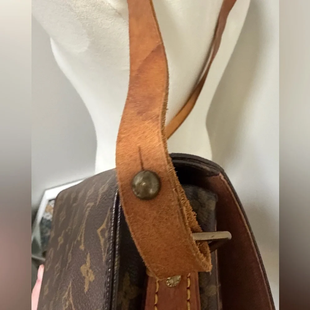 Louis Vuitton Cartouchiere GM Monogram Crossbody Shoulder Bag Vintage - Picture 8 of 16